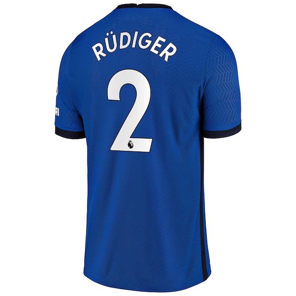 Maglia Chelsea NO.2 Rudiger 1ª 2020-2021 Blu